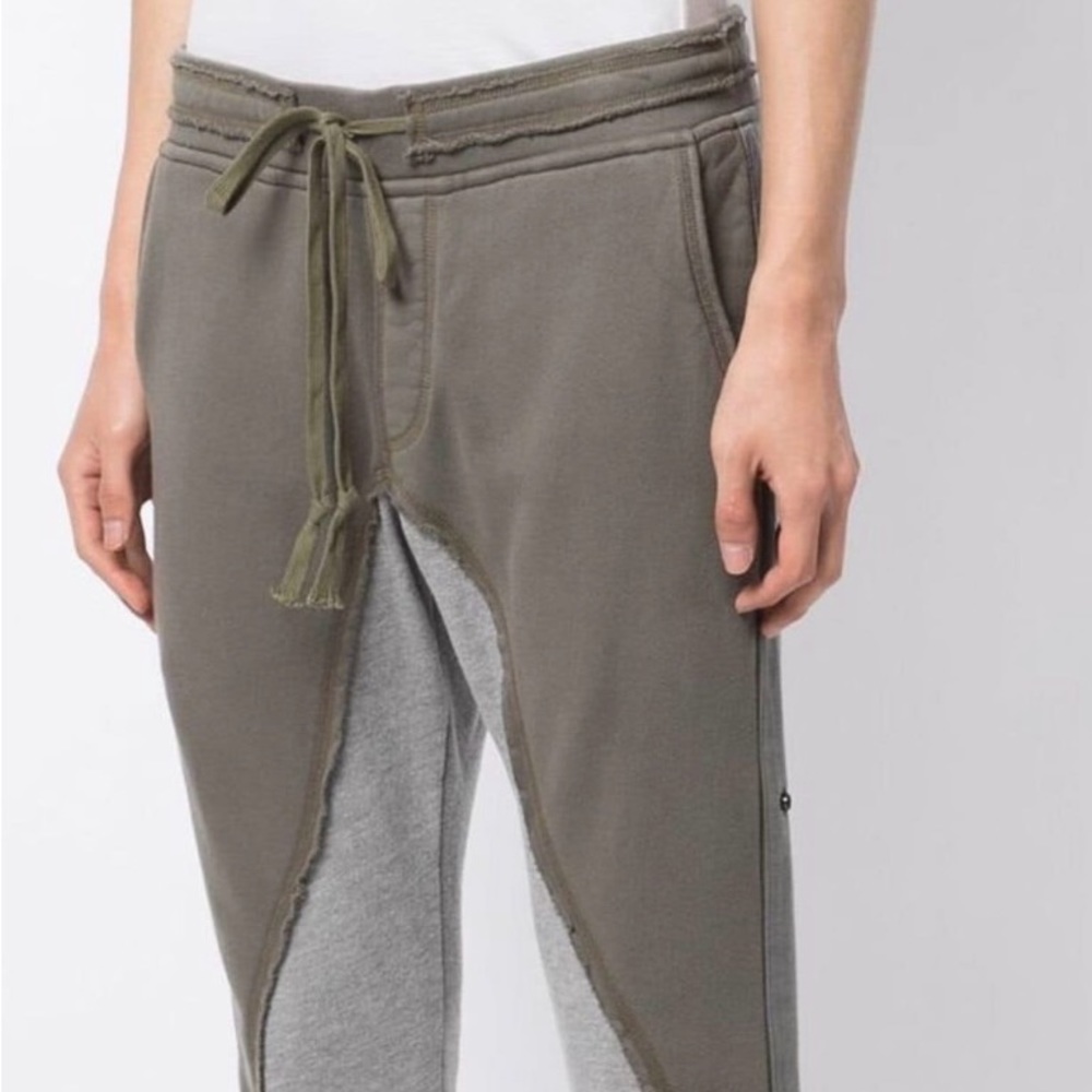 Greg Lauren Patchwork Drawstring Trousers - Worn … - image 5